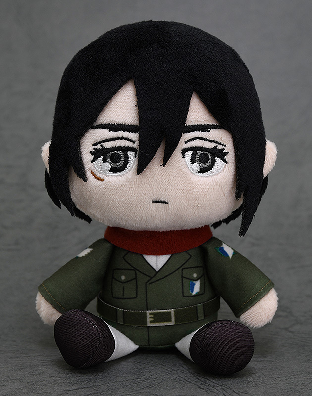 attack on titan plush mikasa