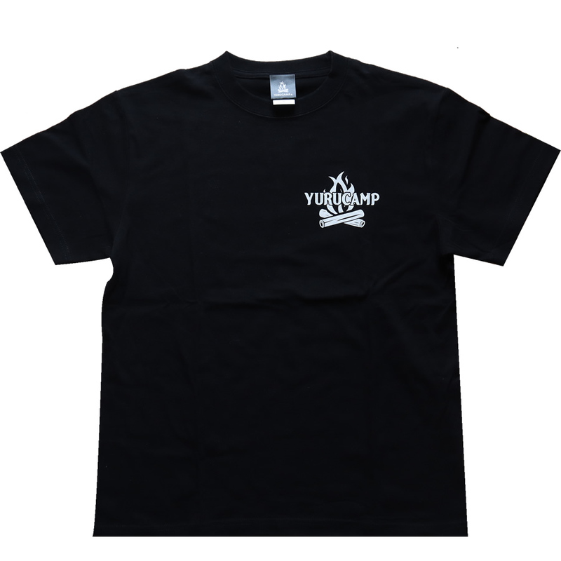 Yurucamp Touring T-shirt Black (XL Size)