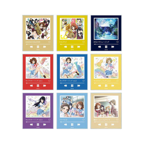 -PRE ORDER- Sound! Euphonium Trading Music Player Style Acrylic Card Ver. A [BLIND BOX]