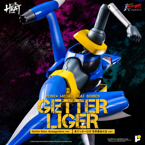 -PRE ORDER- POSE+ Metal Heat Series Getter Liger (Getter Robo Armageddon Ver.)