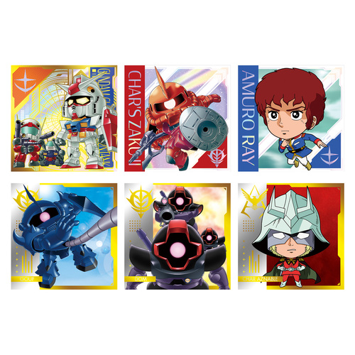 Nyaformation Mobile Suit Gundam Series Sticker Wafer Card Prelude to Battle [BLIND BOX]