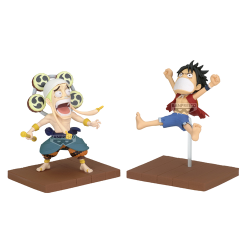 -PRE ORDER- World Collectable Figure Log Stories Monkey D. Luffy & Enel