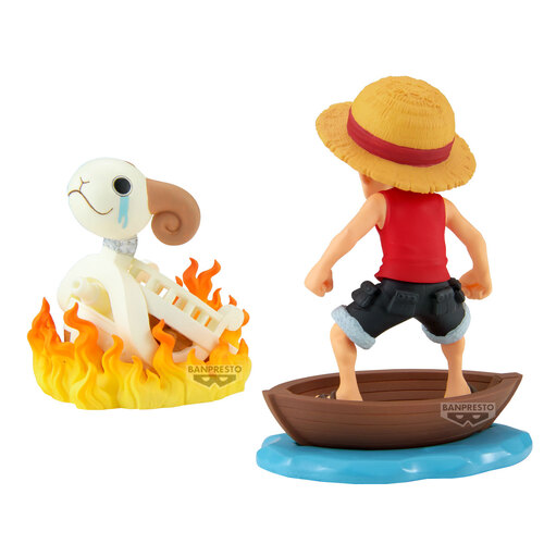 -PRE ORDER- World Collectable Figure Log Stories-Monkey.D.Luffy & Going Merry-