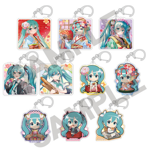 Hatsune Miku Trading Acrylic Key Chain Kyoto [BLIND BOX]