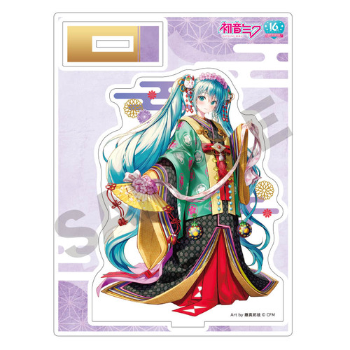 Hatsune Miku Acrylic Stand Twelve-layered Ceremonial Kimono