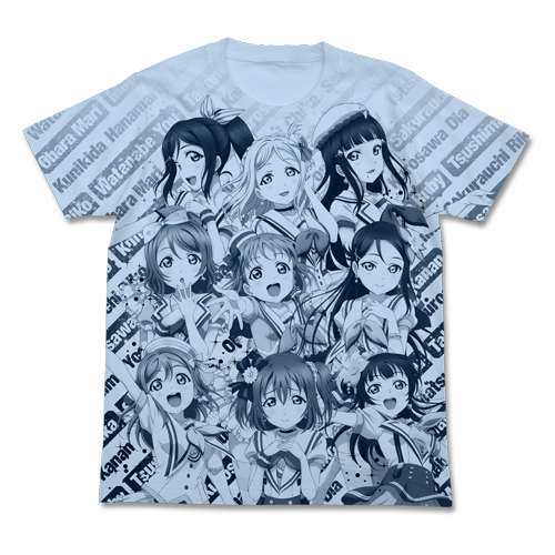 Love Live! Sunshine!! All Print T-shirt