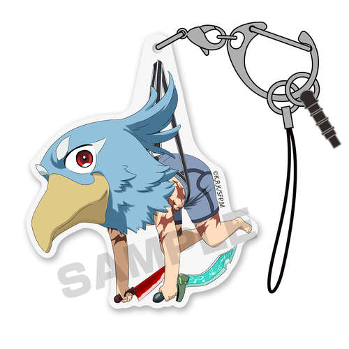 Pinched Acrylic Keychain Sunraku