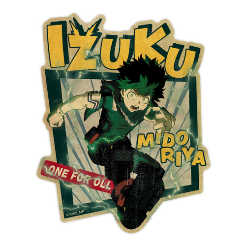 My Hero Academia Travel Sticker 2 1 Midoriya Izuku