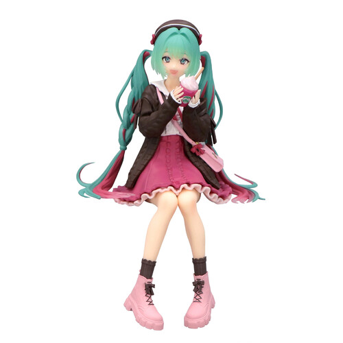 Noodle Stopper Figure Hatsune Miku Autumn Date Pink Ver.