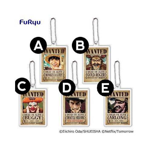 -PRE ORDER- A Netflix Series: ONE PIECE Wanted Poster Acrylic Key Chain