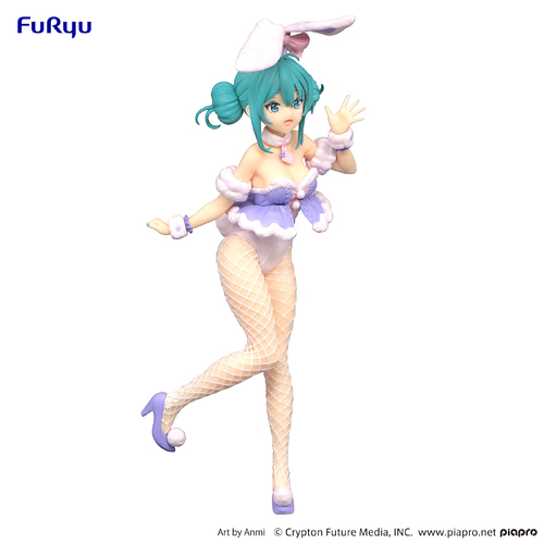 BiCute Bunnies Figure Hatsune Miku / White Rabbit Purple Version