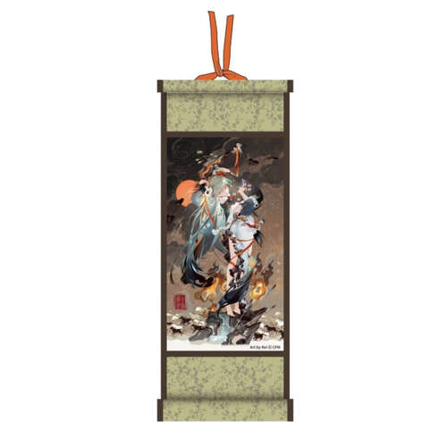 -PRE ORDER- Hatsune Miku Scroll Inspired Mini Tapestry Shimian Maifu Version