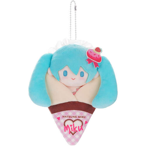 -PRE ORDER- Hatsune Miku Crepe Mascot Keychain B