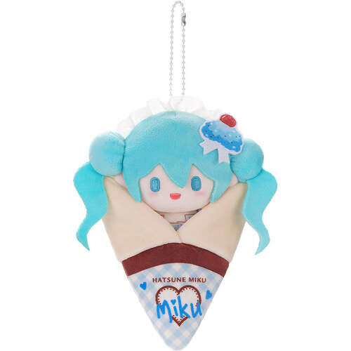 -PRE ORDER- Hatsune Miku Crepe Mascot Keychain C