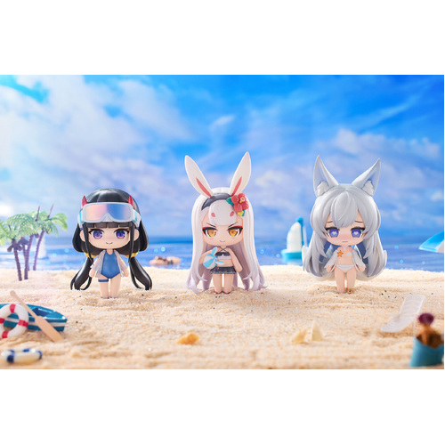 -PRE ORDER- Azur Lane Swim Suit Chibi Figure Vol.1 Set Of Three