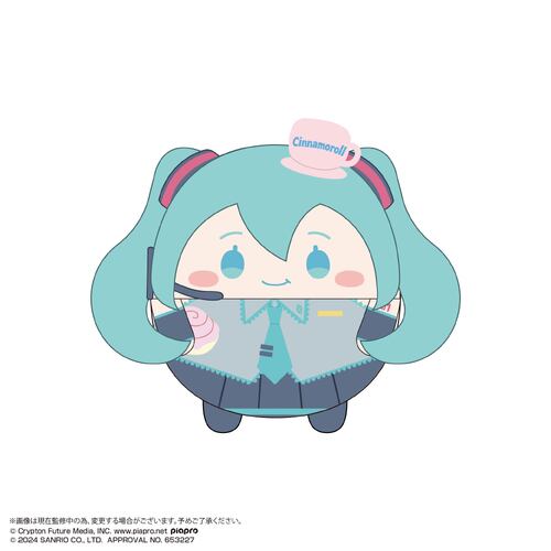 -PRE ORDER- MC-13 Hatsune Miku x Cinnamoroll Fuwakororin (M Size) 2 F Hatsune Miku (Mogumogu)