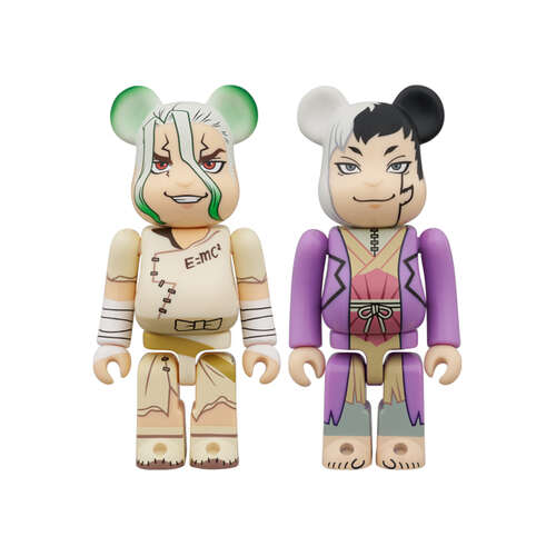 -PRE ORDER- BE@RBRICK  Ishigami Senku & Asagiri Gen 2 Set