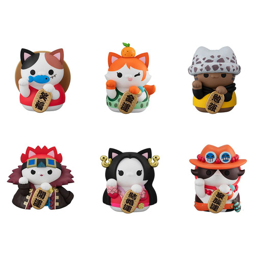 -PRE ORDER- Mega Cat Project Nyan Piece Nyan!! Beckoning cat Lucky Cat Pirates [BLIND BOX]