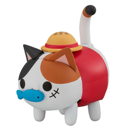 -PRE ORDER- Mega Cat Project Tokotoko Nyan Piece Nyan! Monkey D. Luffy