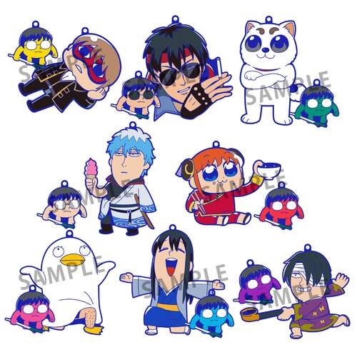 -PRE ORDER- Gintama X Okawabukubu Rubber Mascot Gintama Oshanti [BLIND BOX]