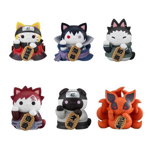 -PRE ORDER- Mega Cat Project Nyaruto! Fortune Cats Naruto Uzumaki & Friends Ver. [BLIND BOX]