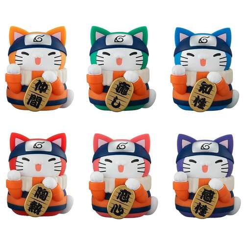 -PRE ORDER- Mega Cat Project Naruto Nyaruto! Colorful Fortune Cat [BLIND BOX]