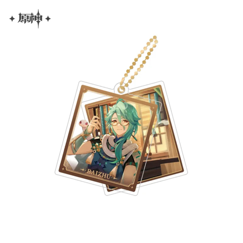 Genshin Impact Theme Chara Double Acrylic Strap Baizhu