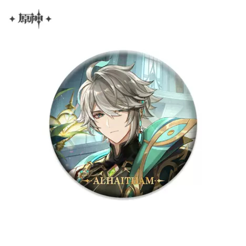 Genshin Impact Theme Chara Can Badge Alhaitham