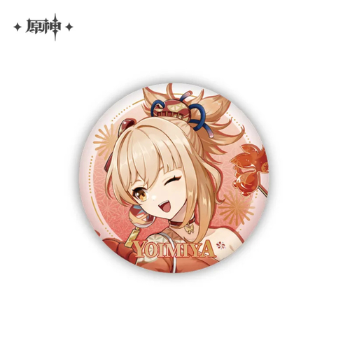 -PRE ORDER- Genshin Impact Hanasaki City Series Badge Yoimiya