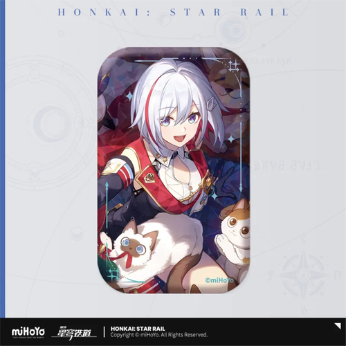 Honkai: Star Rail Light Cone Can Badge Worrisome, Blissful (Topaz and Numby)