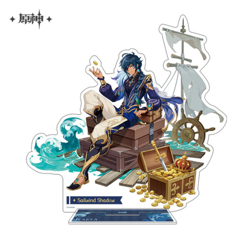 Genshin Impact Teyvat Style Acrylic Stand Sailwind Shadow Kaeya