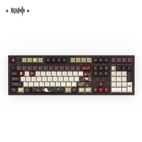 Genshin Impact Hu Tao Mechanical Keyboard 108-Key Red Switch