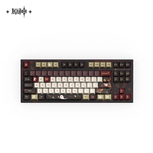 Genshin Impact Hu Tao Mechanical Keyboard 87-Key White Switch