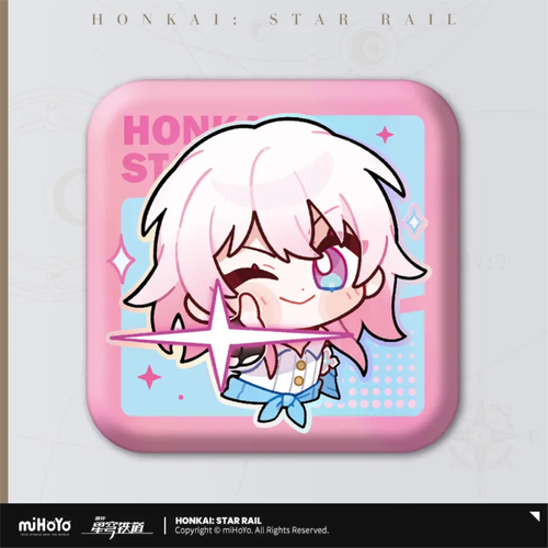 Honkai: Star Rail Pom-Pom Gallery Emote Square Badge March 7th