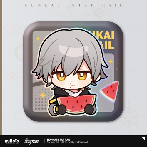 Honkai: Star Rail Pom-Pom Gallery Emote Square Badge Trailblazer Caelus