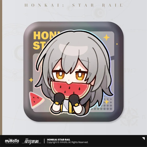 Honkai: Star Rail Pom-Pom Gallery Emote Square Badge Trailblazer Stelle