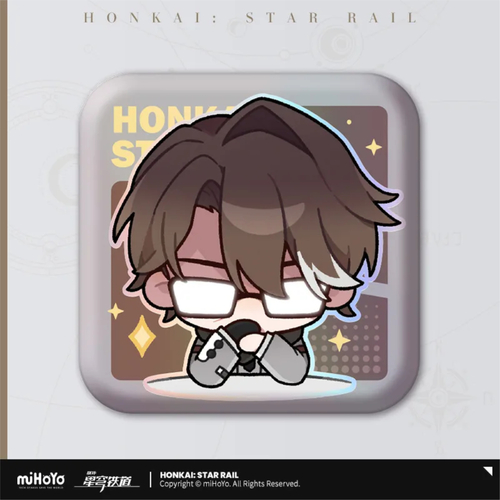 Honkai: Star Rail Pom-Pom Gallery Emote Square Badge Welt