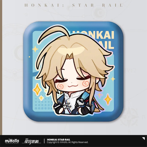 Honkai: Star Rail Pom-Pom Gallery Emote Square Badge Yanqing