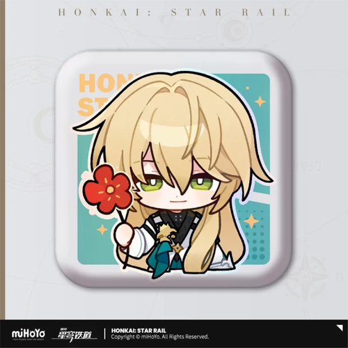 Honkai: Star Rail Pom-Pom Gallery Emote Square Badge Luocha