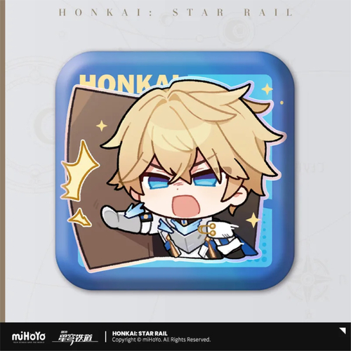 Honkai: Star Rail Pom-Pom Gallery Emote Square Badge Gepard Landau