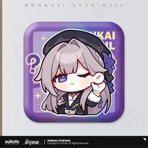 Honkai: Star Rail Pom-Pom Gallery Emote Square Badge Herta