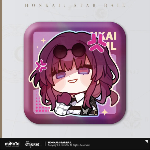 Honkai: Star Rail Pom-Pom Gallery Emote Square Badge Kafka