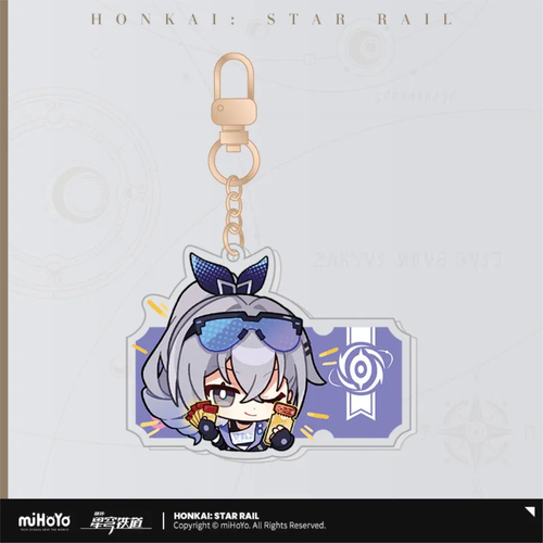 Honkai: Star Rail Pom-Pom Gallery Emote Charm Silver Wolf