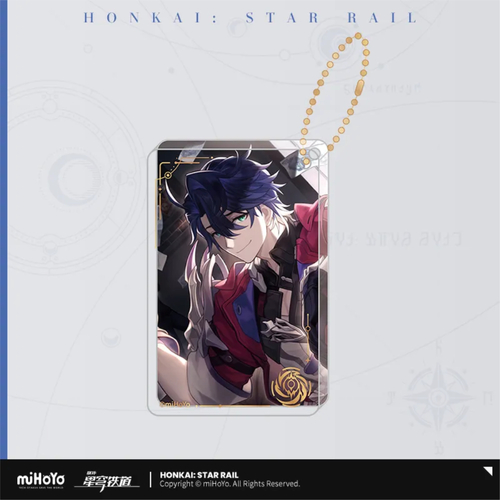 Honkai: Star Rail Light Cone Glitter Acrylic Keychain Eyes of the Prey (Sampo)