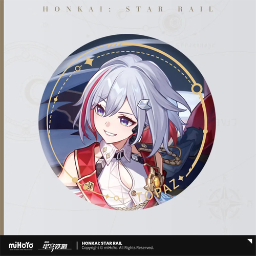 Honkai: Star Rail The Hunt Can Badge Topaz and Numby