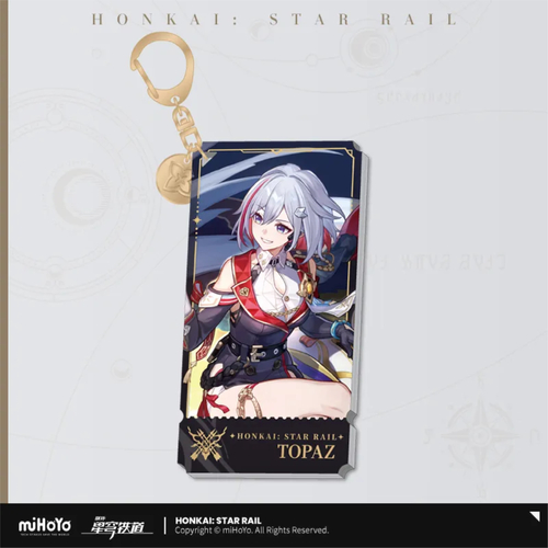 Honkai: Star Rail The Hunt Acrylic Strap Topaz and Numby