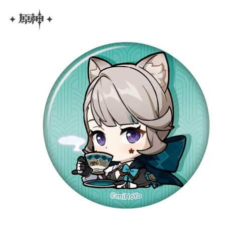 Genshin Impact Court of Fontaine Series Chibi Chara Can Badge Lynette