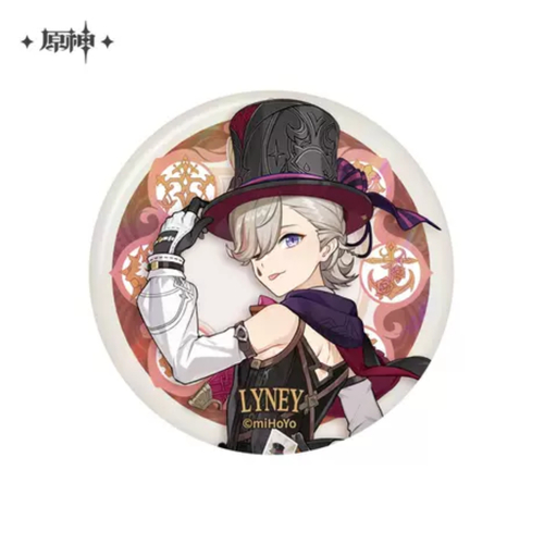 Genshin Impact Court of Fontaine Series Theme Chara Can Badge Lyney