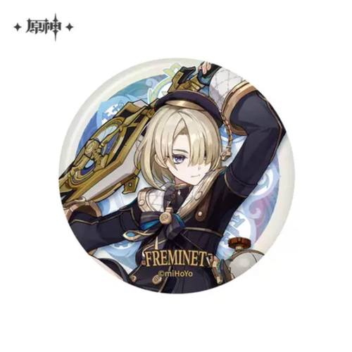 Genshin Impact Court of Fontaine Series Theme Chara Can Badge Freminet