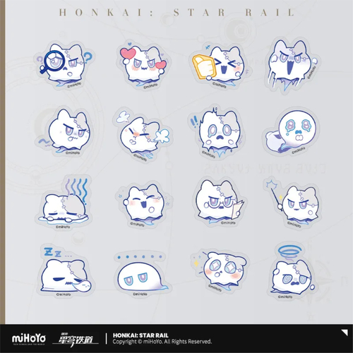 Honkai: Star Rail Pom-Pom Gallery Sticker Wubbaboo